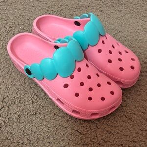 japan pink strawberry "crocs" styled shoes